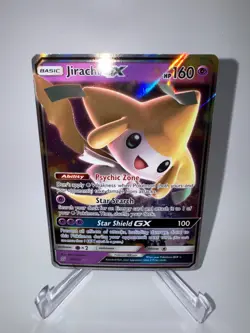 Pokemon TCG Jirachi GX 79/236 Ultra Rare Sun Moon Unified Minds Holo - NM - Image 1