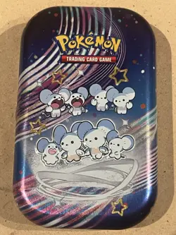 Pokemon Paldean Fates Mini Tin [Maushold] Empty Collectible TCG - Image 1