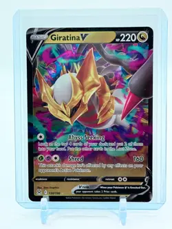 Giratina V 130/196 Ultra Rare Holo Giratina #130 Pokemon TCG Lost Origin NM - Image 1