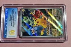 Pokemon TCG Pikachu 001/Sv-p Promo Scarlet & Violet Japanese CGC Pristine 10 - Image 4