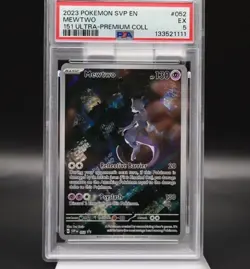 2023 Pokemon Scarlet & Violet 151 Promo Ultra Premium Mewtwo #52 PSA 5 - Image 1