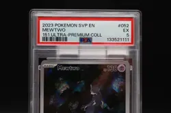 2023 Pokemon Scarlet & Violet 151 Promo Ultra Premium Mewtwo #52 PSA 5 - Image 2