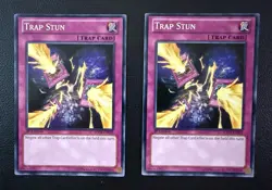 Konami Yu-Gi-Oh! Trap Stun Trap Card SDCR 1st Edition SDCR-EN032 Lot of 3 - Image 1