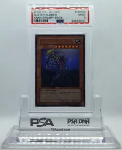 YUGIOH YAP1-EN006 BUSTER BLADER ULTRA RARE HOLO FOIL PSA 9 MINT #43589531 - Image 1