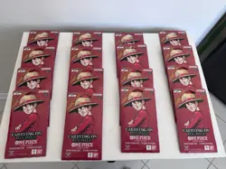 LOT OF 16 One Piece OP-13 Carrying on His Will Sleeved Blister Booster Packs - Image 2