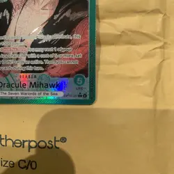 Dracule Mihawk- OP14-020 (Alternate Art) The Azure Sea's Seven Foil | - Image 4