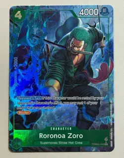 Roronoa Zoro PRB02-006 R Alt Art Holo - One Piece The Best Vol. 2 -English - Image 1