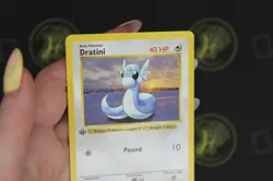 Dratini 26/102 Base Set 1999 Uncommon Non-Holo Pokemon Card 1st Edition P - Image 3