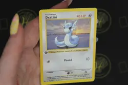 Dratini 26/102 Base Set 1999 Uncommon Non-Holo Pokemon Card 1st Edition P - Image 4