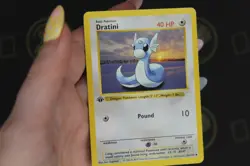 Dratini 26/102 Base Set 1999 Uncommon Non-Holo Pokemon Card 1st Edition P - Image 5