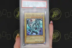 Blue-Eyes White Dragon SKE-001 Kaiba Evolution 2004 Yu-Gi-Oh! Card NM PSA 7 - Image 5