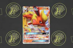 Flareon GX SM171 Black Star Promo 2019 Pokemon tRADING Card Holo nm - Image 1