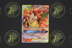 Charizard & Braixen GX 22/236 Unified Minds 2019 Pokemon Card Ultra Rare MINT - Image 1