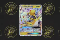 Ampharos GX 43/181 Team Up 2019 Pokemon Trading TCG Card Ultra Rare NM - Image 1