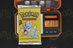 Base 2 Gyarados Pokemon Trading Card TCG WOTC Booster Pack Sealed Heavy 21.31g - Image 3