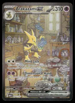 Pokemon Cards Alakazam ex 201/165 151 Special Illustration Rare *eBay Live* - Image 1