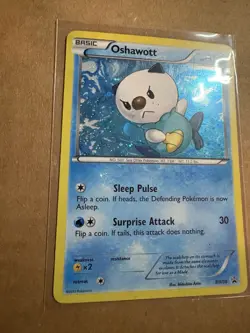 OSHAWOTT Black & White Promo BW08 Holo Pokemon Card! - Image 2