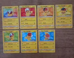 2017 Pokemon Ash's Pikachu 'I Choose You' Movie Promo Cards SM108-114 - EX - Image 1