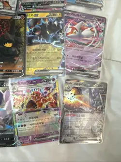 Pokemon Lot of 20 Ex/V Cards Korean/Chinese - Image 5
