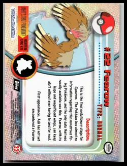Rattata #19 Topps Black Label Non Foil Pokemon Card NM/LP - Image 2