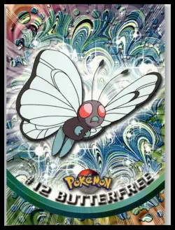 Butterfree #12 Topps Black Label Non Foil Pokemon Card NM/LP - Image 1