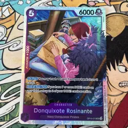 Donquixote Rosinante OP10-072 Royal Blood Foil One Piece Tcg W/ Bonus Card - Image 1