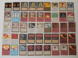Magic The Gathering MTG 45 X Unlimited Light Play TO Near Mint RARE VINTAGE - Image 1