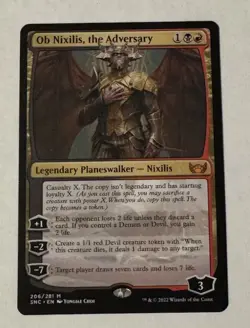 MTG Ob Nixilis, the Adversary - Streets of New Capenna NM - Image 1