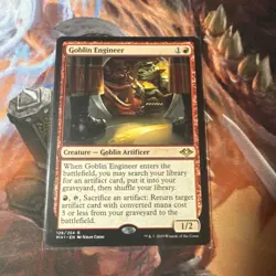 1x MTG Goblin Engineer - Modern Horizons (MH1) #128 - Magic the Gathering - Image 1