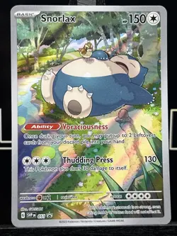 Pokemon TCG Snorlax SVP 051 Scarlet Violet 151 Black Star Promo NM/M - Image 3