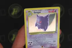 Gengar 5/62 Fossil WOTC Unlimited 1999 Pokemon Trading Card Holo Rare EX-LP - Image 4