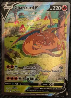 Pokemon TCG Charizard V SWSH260 & Lance's Charizard V SWSH133 Promo Bundle NM - Image 2