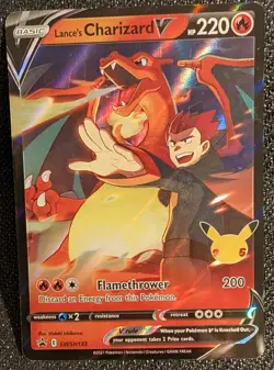 Pokemon TCG Charizard V SWSH260 & Lance's Charizard V SWSH133 Promo Bundle NM - Image 4