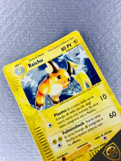 Raichu 25/165 Holo Expedition Foil Wizard Italiano Pokemon Card - Image 3