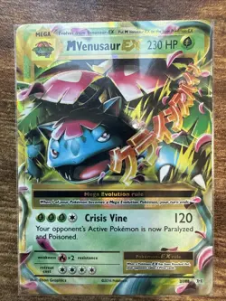 Pokemon TCG M Venusaur EX XY Evolutions 2/108 Mega Holo Rare - Image 1
