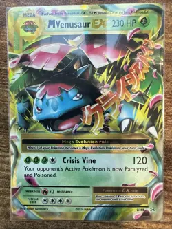 Pokemon TCG M Venusaur EX XY Evolutions 2/108 Mega Holo Rare - Image 3