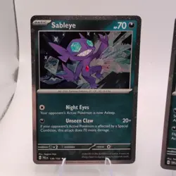 Pokemon TCG - Sableye 136 Spiritomb 129 Darkrai 136 Cosmos Holo Promo Set Of 3 - Image 2
