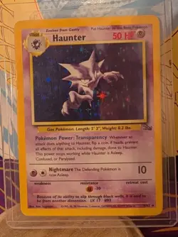 Haunter 06/62 - Fossil - Holo - Unlimited - Pokemon TCG - WoTC - 1999 - LP - Image 2