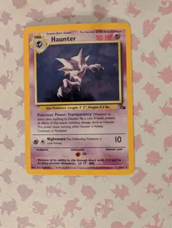 Haunter 06/62 - Fossil - Holo - Unlimited - Pokemon TCG - WoTC - 1999 - LP - Image 3