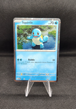 Pokemon TCG Squirtle 151 SVP048 Cosmos Holo Promo w Swirl NM/M (C) - Image 1