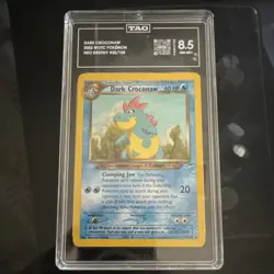 Pokemon Dark Croconaw Neo Destiny 32/105 Wizards TAG 8.5 English 2002 - Image 1