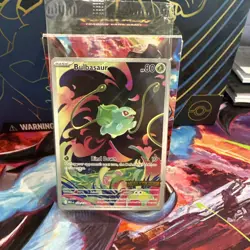 TCG Pokemon Bulbasaur 133/132 Mega Evolution IR Holo Stamped NM Sealed - Image 1