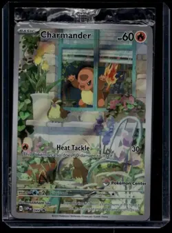 Pokemon TCG Charmander 044 Scarlet & Violet Promo Pokemon Center Sealed NM - Image 1
