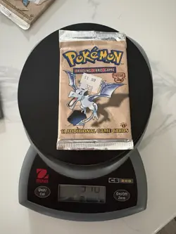 Pokemon (WOC06071) Fossil 1st Editon Booster Packs “HEAVY” 4702771060714 - Image 4