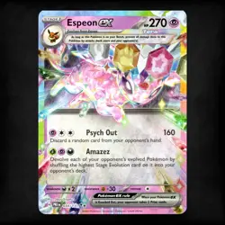 Espeon ex 034/131 Sv: Prismatic Evolutions Holo Double Rare Pokemon TCG NM - Image 1