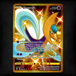 Cresselia Secret Rare 228/203 SWSH07: Evolving Skies Holo Pokemon TCG NM - Image 1