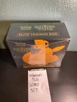 Pokemon TCG Shining Fates Elite Trainer Box Brand New Factory Sealed 820650808173 - Image 1