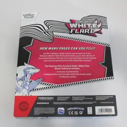 Pokemon TCG: Scarlet & Violet - WHITE FLARE Binder Collection NEW FACTORY SEALED - Image 2
