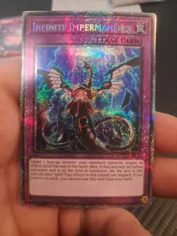 Yu-Gi-Oh! TCG Infinity Impermanence MP25-EN32 1st Edition Starlight Secret Rare - Image 1