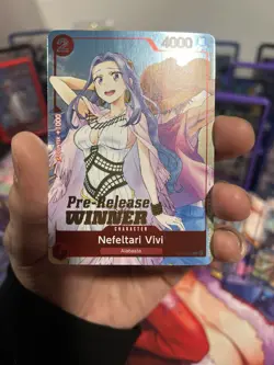 One Piece Nefeltari Vivi Winner Pre-Release ST01-009 Promo NM - Image 4